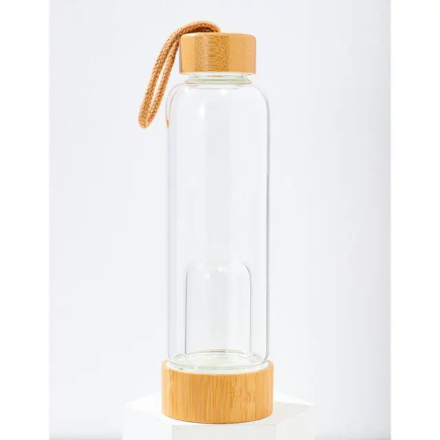 Crystal Glass Water Bottle